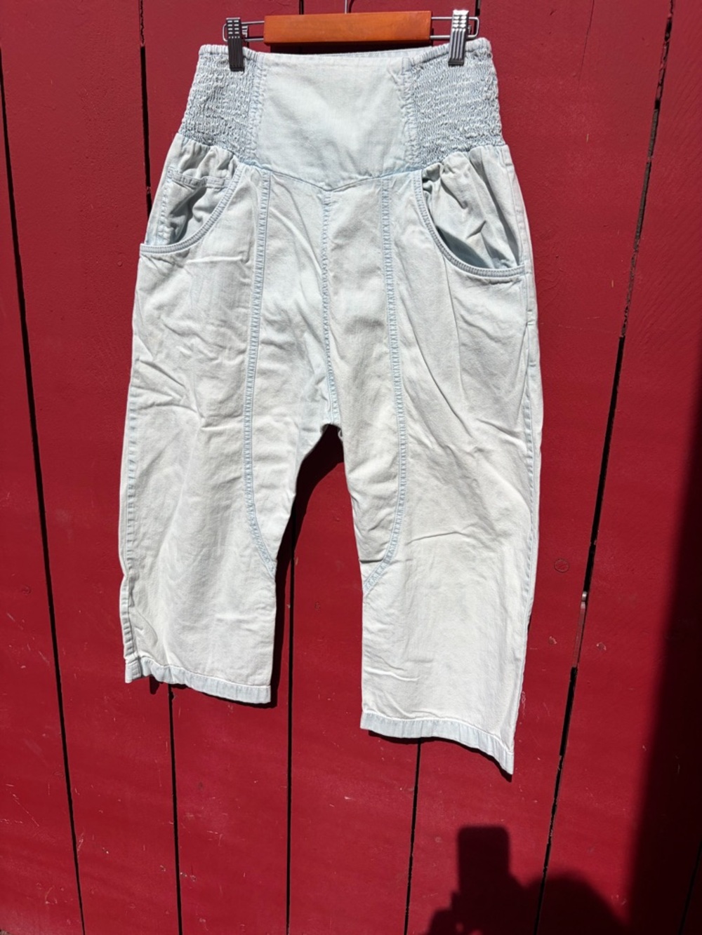 We The Free Lunan Crop Harem Jeans